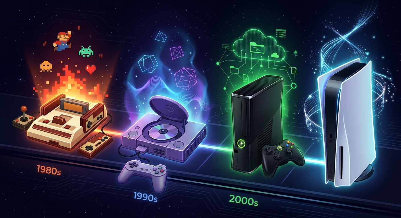 História dos consoles